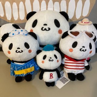 ラクテン(Rakuten)の楽天パンダ 6体セット(ぬいぐるみ)