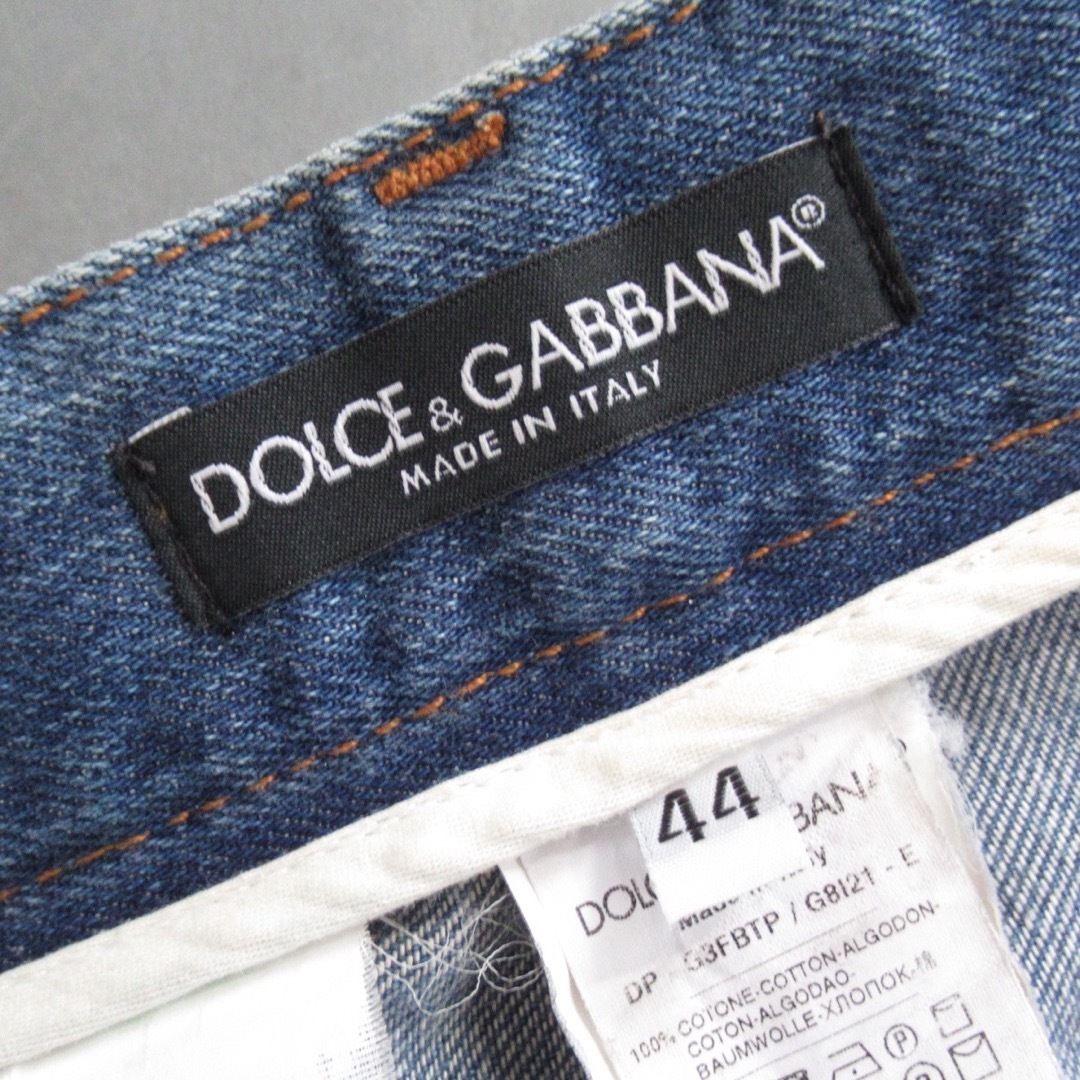 DOLCE&GABBANA ダメージ デニム パンツ ジーンズ 44 イタリア製