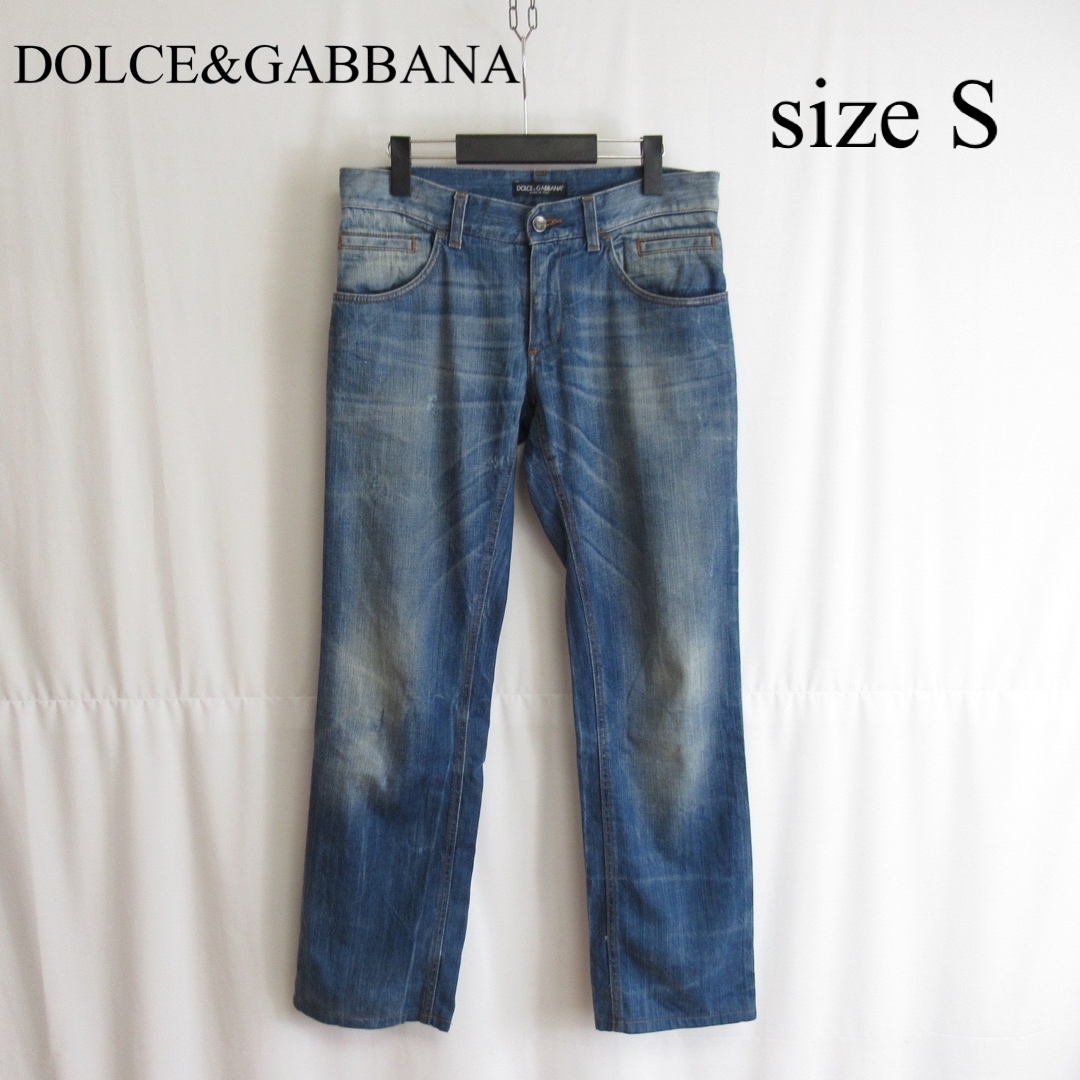 DOLCE&GABBANA - DOLCE&GABBANA ダメージ デニム パンツ ジーンズ 44