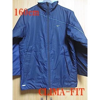 ナイキ(NIKE)のコート 160♪ナイキ♪CLIMA-FIT♪ネイビー♪裏フリース♪used(コート)