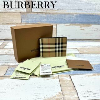 バーバリー(BURBERRY)のBURBERRY　バーバリー　マネークリップ　2つ折り財布　カードケース(マネークリップ)