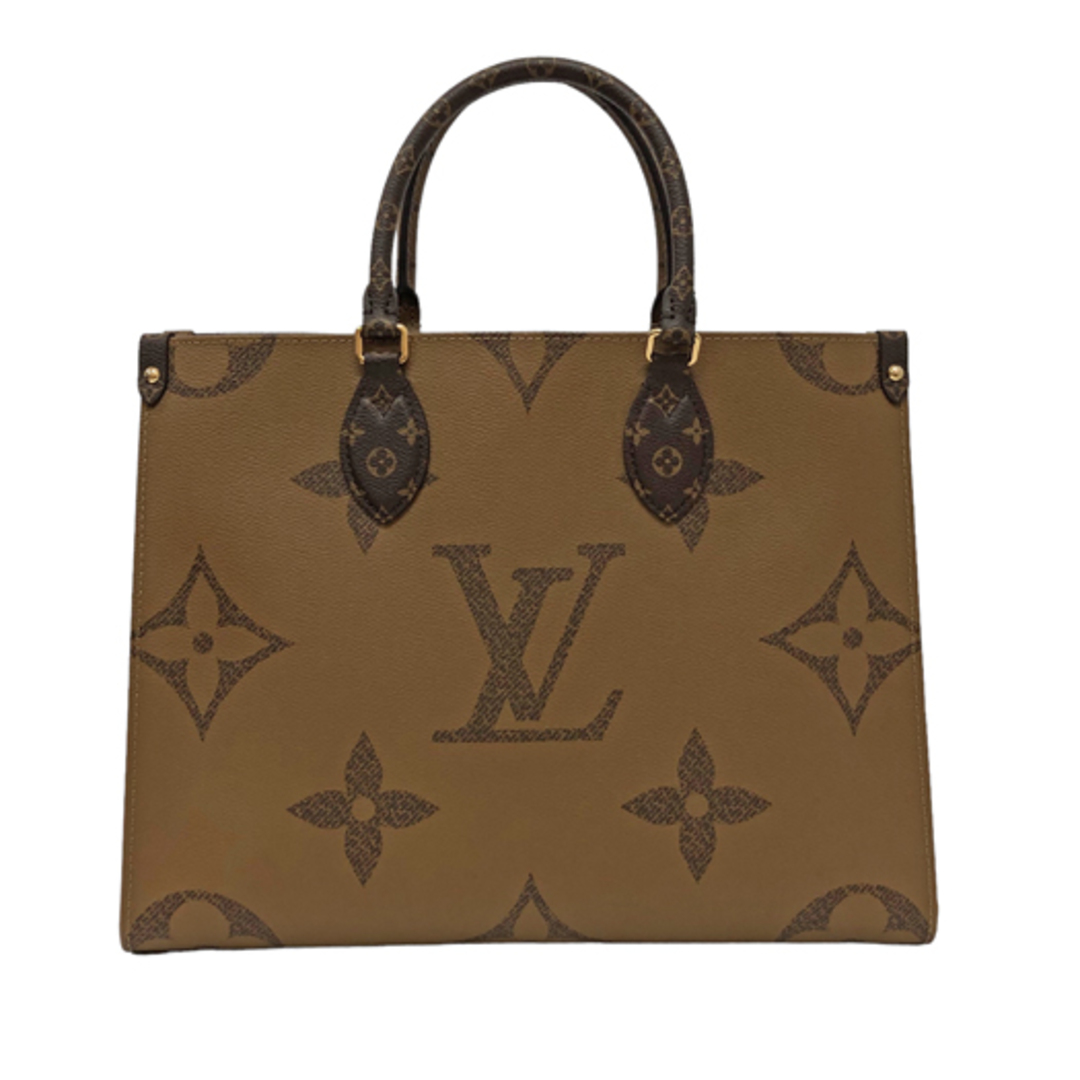 LOUIS VUITTON(ルイヴィトン)のルイ ヴィトン オンザゴーMM モノグラム リバース ジャイアント モノグラム M45321 ハンドバッグ 2WAY トートバッグ Louis Vuitton 横浜BLANC レディースのバッグ(トートバッグ)の商品写真