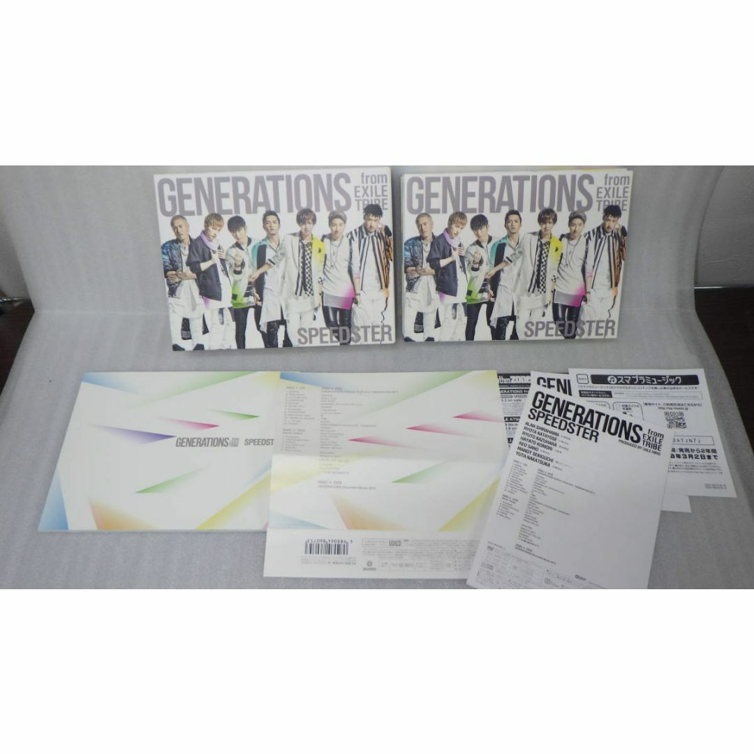 GENERATIONS(ジェネレーションズ)の■CD+DVD■GENERATIONS■SPEEDSTER/スピードスター■ エンタメ/ホビーのタレントグッズ(ミュージシャン)の商品写真