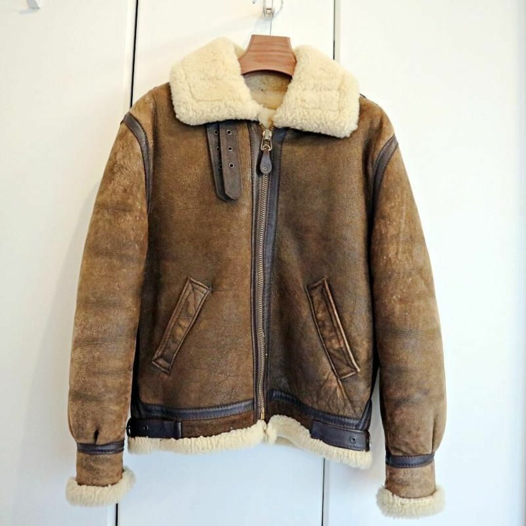 schott - Schott TYPE B-3 ムートンフライトジャケット 38の通販 by