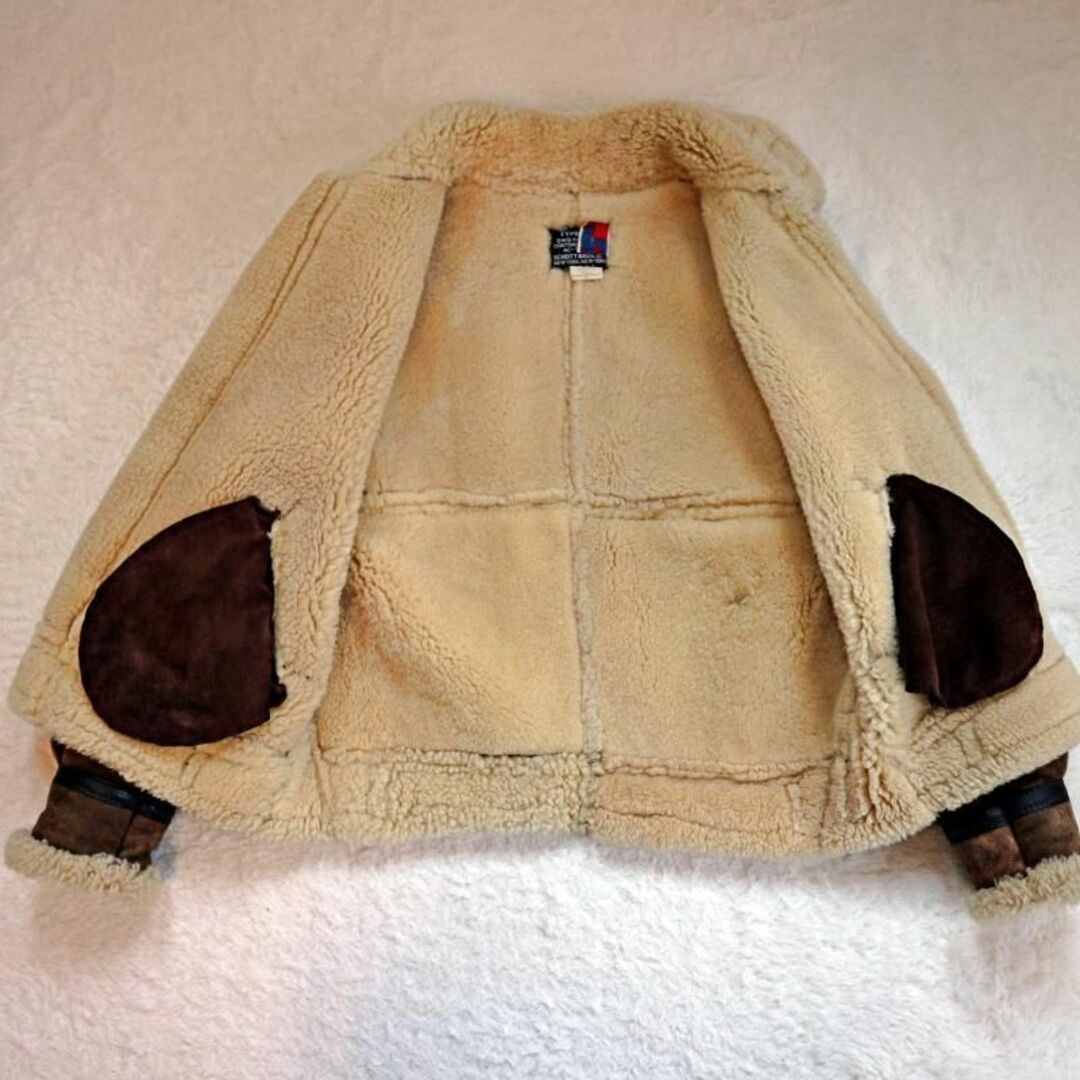 schott - Schott TYPE B-3 ムートンフライトジャケット 38の通販 by