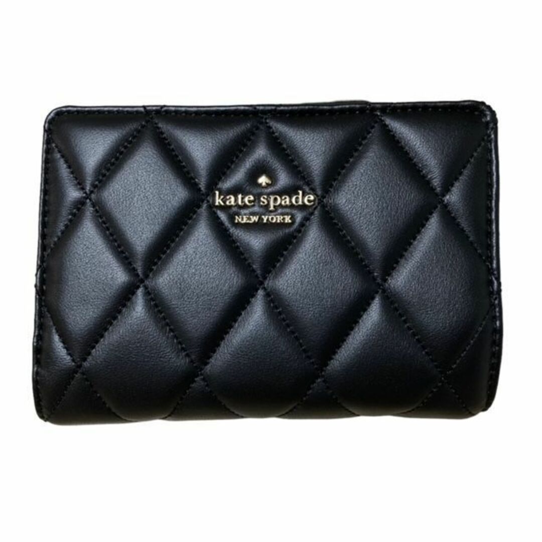 kate spade new york(ケイトスペードニューヨーク)のKATE SPADE KA591 Black ブラック コンパクト二つ折り財布 レディースのファッション小物(財布)の商品写真