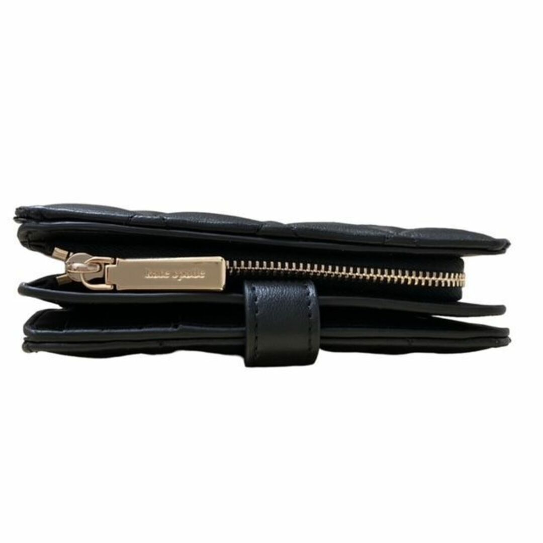 kate spade new york(ケイトスペードニューヨーク)のKATE SPADE KA591 Black ブラック コンパクト二つ折り財布 レディースのファッション小物(財布)の商品写真