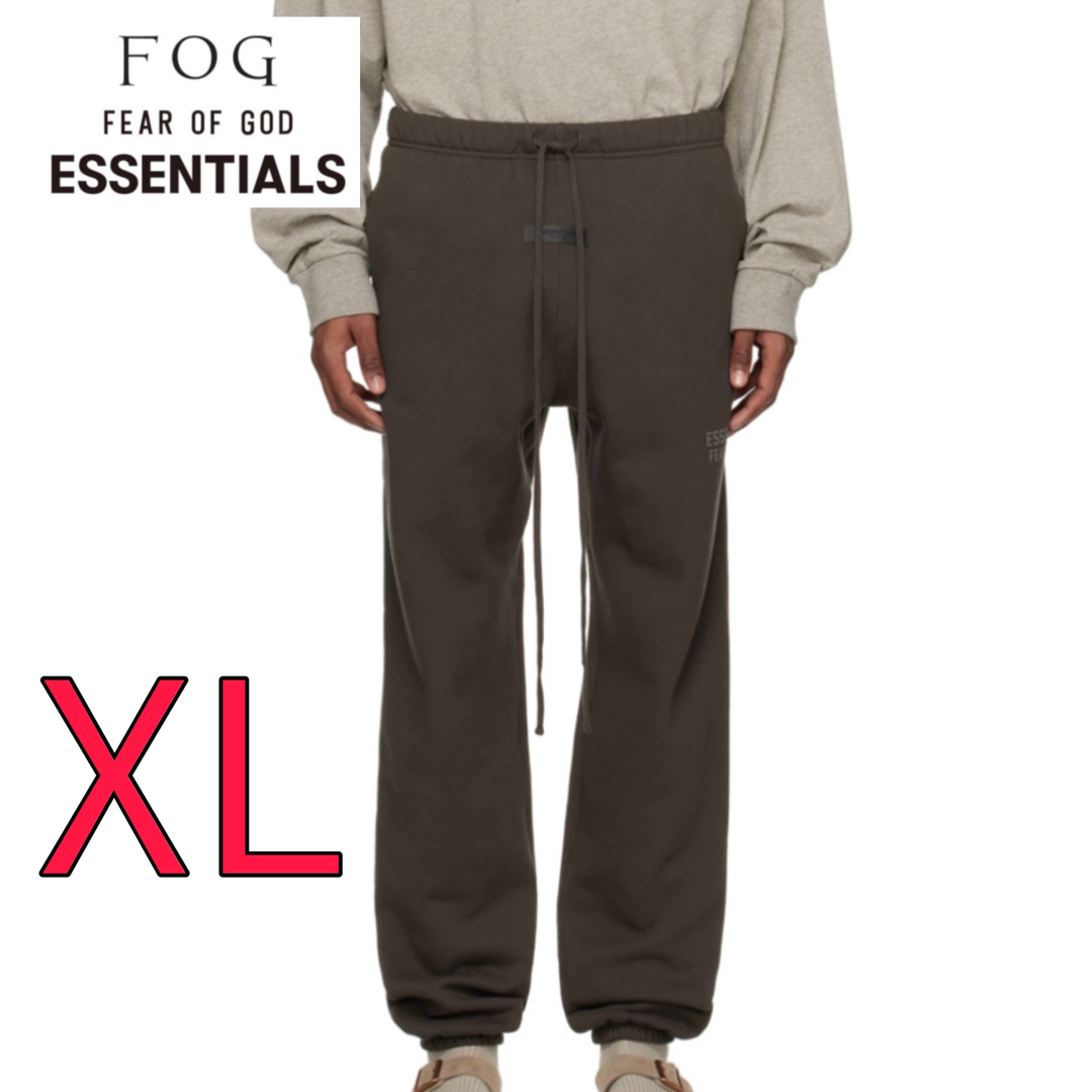 FOG エッセンシャルズ スウェット パンツ off black 黒 XL ラバパンツ