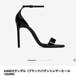 サンローラン(Saint Laurent)のサンローラン  ストラップ　サンダル　ヒール(ハイヒール/パンプス)