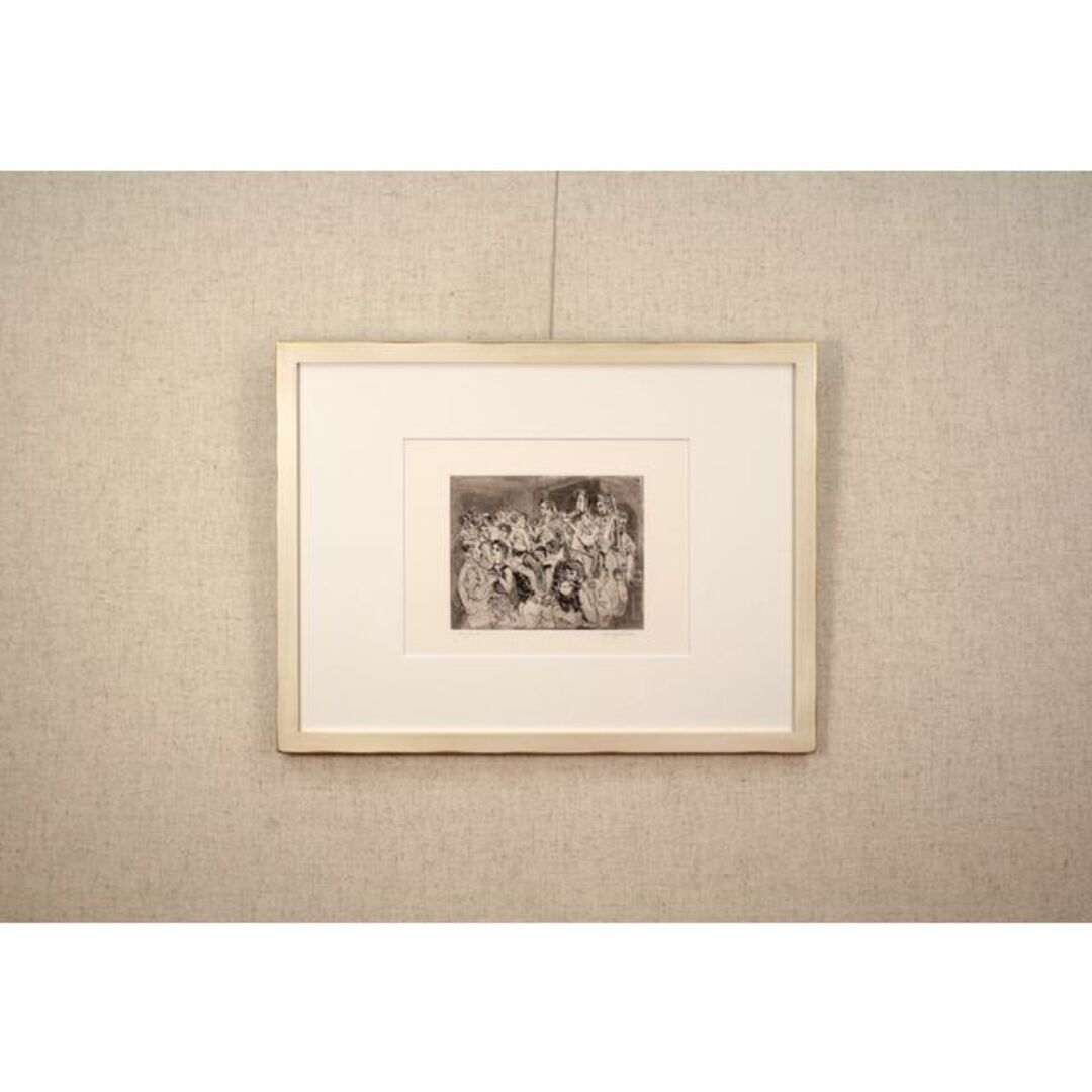 増田 誠『ジャズクラブ』銅版画【真作保証】 絵画 エンタメ/ホビーの美術品/アンティーク(版画)の商品写真