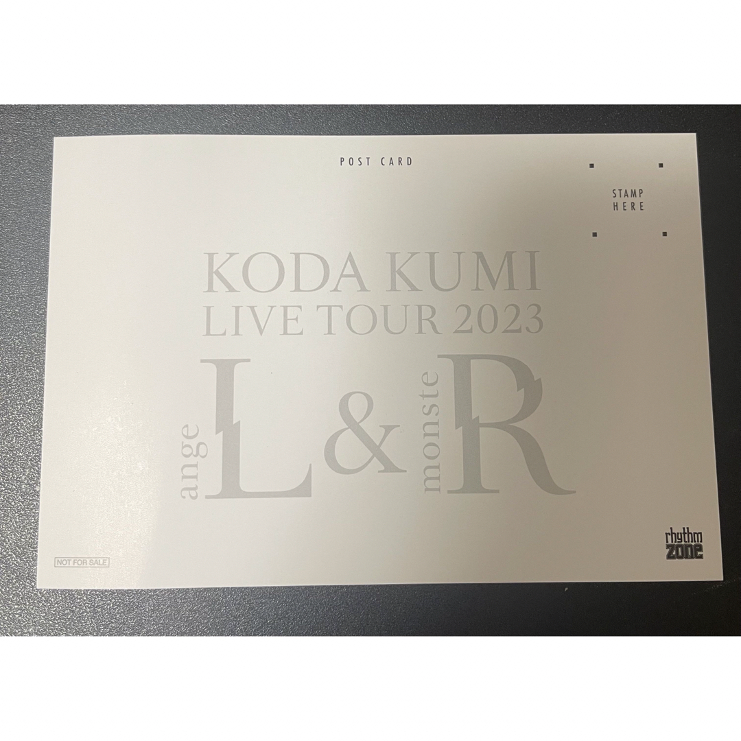 倖田來未LIVETOUR L&R Blu-ray特典ポストカード エンタメ/ホビーのタレントグッズ(ミュージシャン)の商品写真