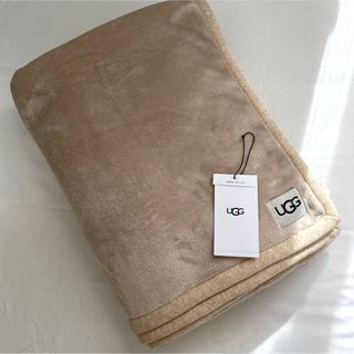 アグ(UGG)のUGG ブランケット 毛布 127cm×178cm ベージュ オートミール(毛布)