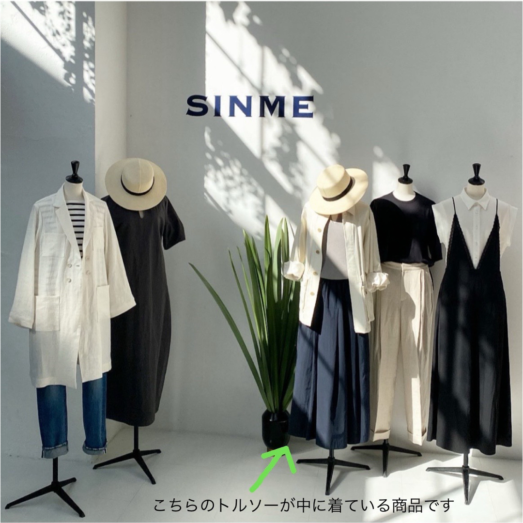 IENA(イエナ)の【美品】SINME 2023SS ノースリーブカットソー  レディースのトップス(カットソー(半袖/袖なし))の商品写真