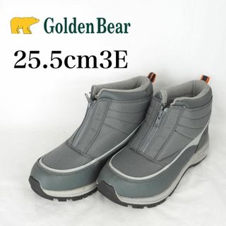 ゴールデンベア(Golden Bear)のGolden Bear*ショートブーツ*25.5cm3E*グレー*B4041(ブーツ)