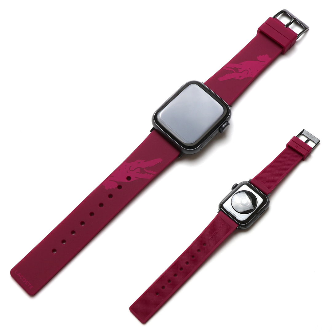 LACOSTE ラコステ Apple Watch バンド シリコン ラバー 38mm 40mm 41mm