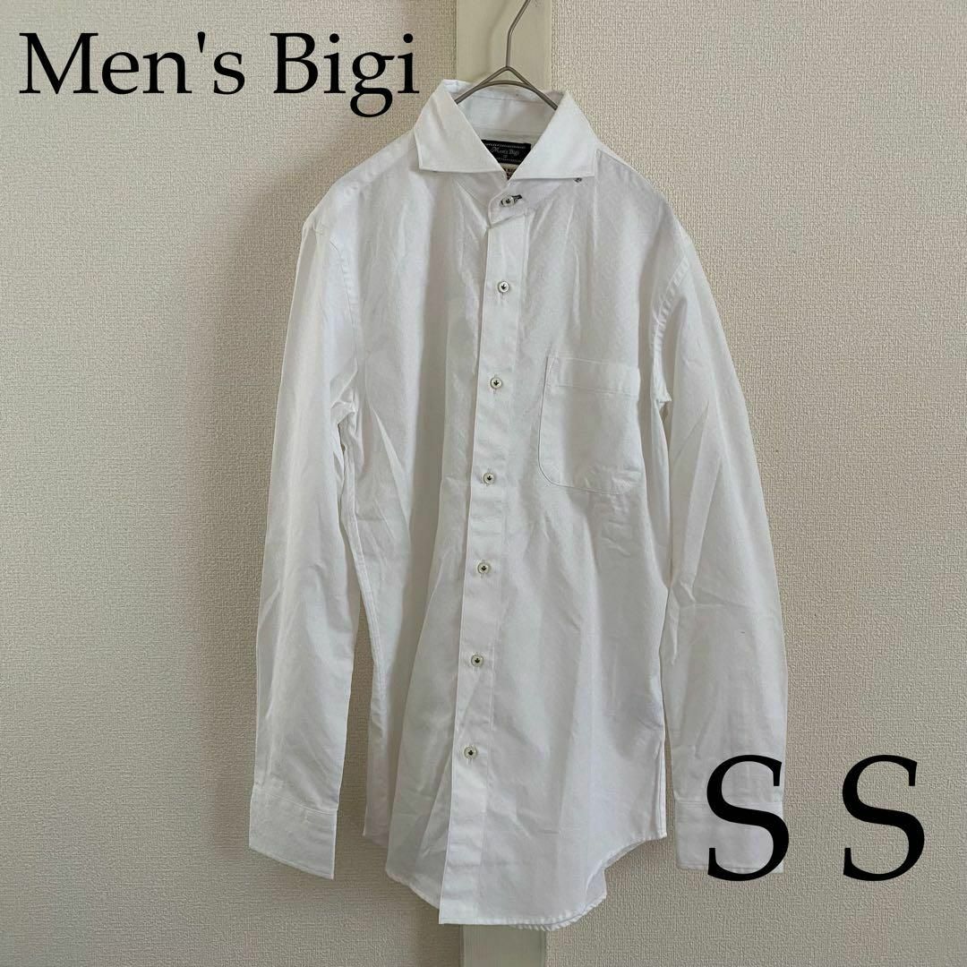 MEN'S BIGI(メンズビギ)のMEN’SBIGI （メンズビギ） 柄ジャージワイシャツ　SSサイズ メンズのトップス(シャツ)の商品写真