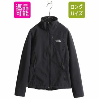 ザノースフェイス(THE NORTH FACE)のノースフェイス ソフトシェル ジャケット レディース XS 黒 アウトドア (ブルゾン)