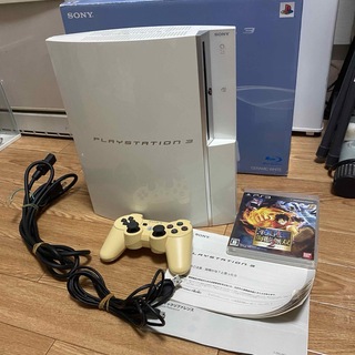 プレイステーション3(PlayStation3)の【SONY】プレステ3 CECHH00 40GB ホワイト USED(家庭用ゲーム機本体)