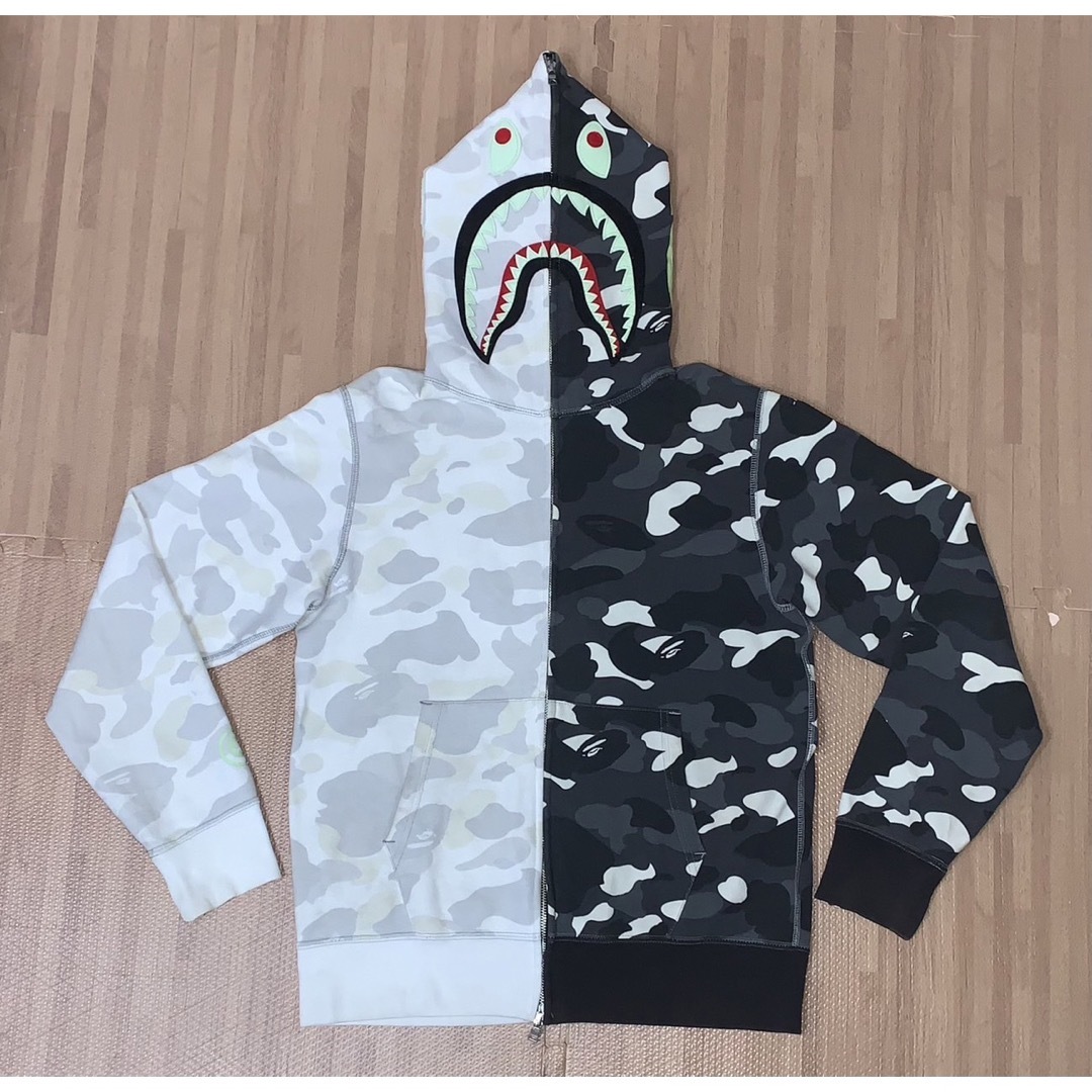 A BATHING APE ア ベイシング エイプ パーカー サイズ:XL 23SS NEIGHBORHOOD ネイバーフッド アーカイブロゴ スウェット パーカー RELAXED FIT PULLOVER HOODIE グレー トップス フーディー コラボ【メンズ】