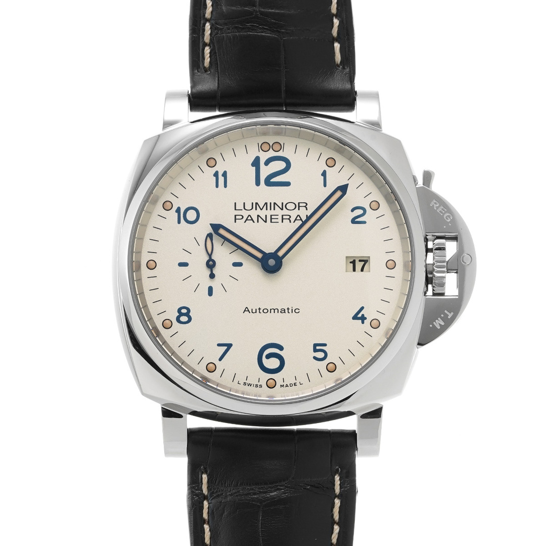 OFFICINE PANERAI(オフィチーネパネライ)の中古 パネライ PANERAI PAM00906 U番(2018年製造) アイボリー メンズ 腕時計 レディースのファッション小物(腕時計)の商品写真