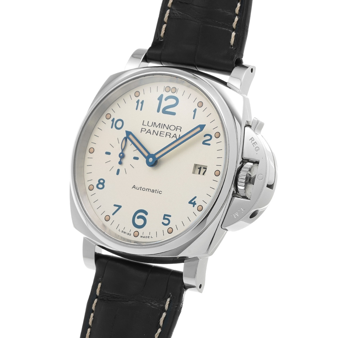 OFFICINE PANERAI(オフィチーネパネライ)の中古 パネライ PANERAI PAM00906 U番(2018年製造) アイボリー メンズ 腕時計 レディースのファッション小物(腕時計)の商品写真