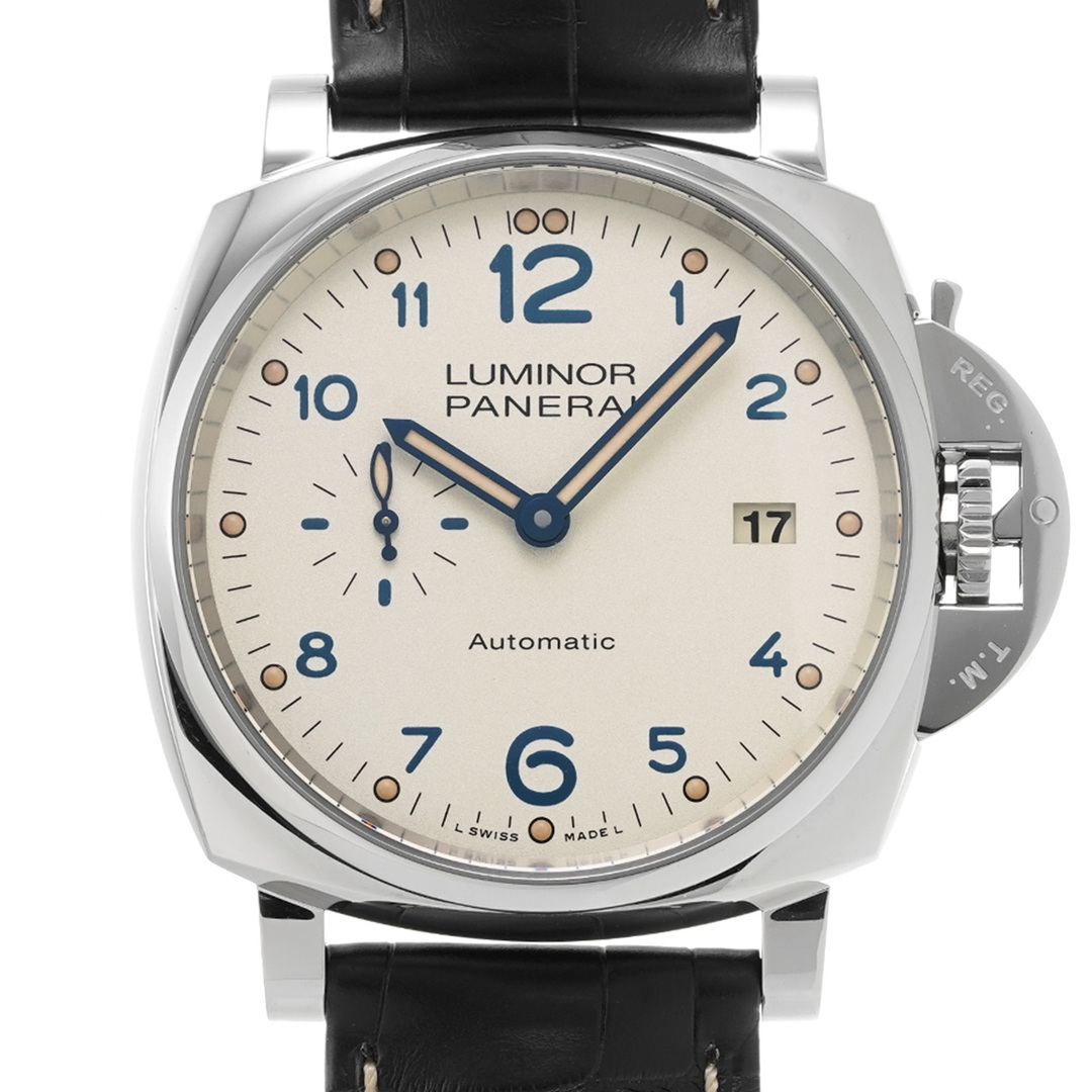 OFFICINE PANERAI(オフィチーネパネライ)の中古 パネライ PANERAI PAM00906 U番(2018年製造) アイボリー メンズ 腕時計 レディースのファッション小物(腕時計)の商品写真