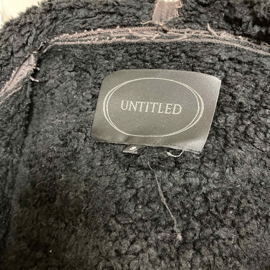 UNTITLED(アンタイトル)のUNTITLED  アンタイトル　裏ボアコート レディースのジャケット/アウター(ロングコート)の商品写真