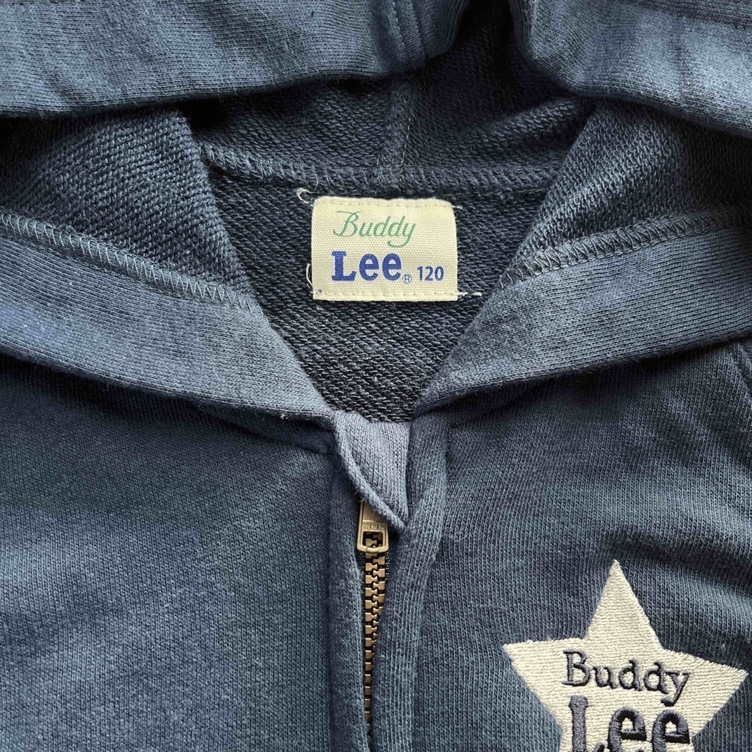 Buddy Lee(バディーリー)のBuddy Lee    パーカー　フード　ネイビー　120 キッズ/ベビー/マタニティのキッズ服男の子用(90cm~)(ジャケット/上着)の商品写真