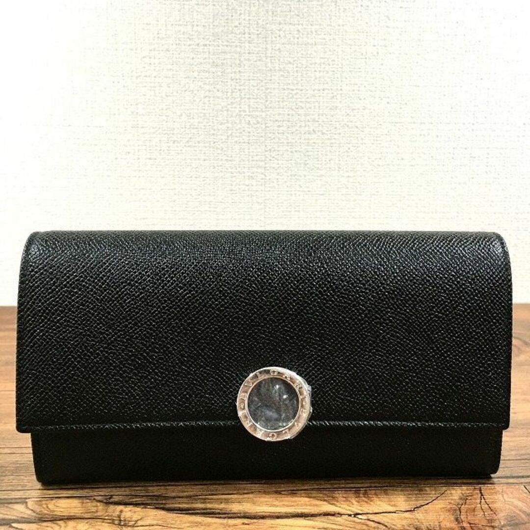 未使用品 BVLGARI 長財布 30414 ブラック 箱付き 52