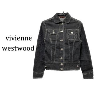 ヴィヴィアンウエストウッド(Vivienne Westwood)のヴィヴィアンウエストウッド【未使用】《希少》ブラック デニム ジャケット(Gジャン/デニムジャケット)