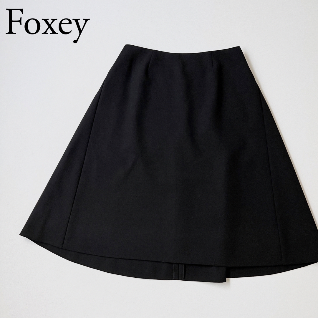 美品　Foxey フォクシー　フレアスカート　フォーマル　オンオフ兼用