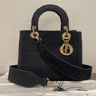 ディオール(Christian Dior) ハンドバッグ(レディース)(ブラック/黒色