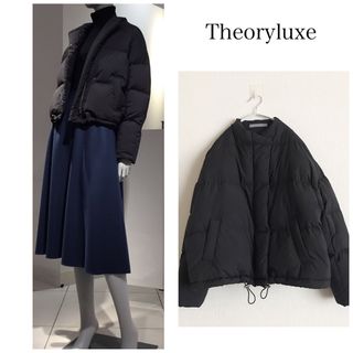 Theory luxe 22aw リバーシブル中綿コート 050ブラック