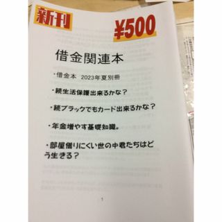 借金関連本　生活保護　ブラックでもカード出来るかな？　年金を増やす　部屋を借りる(その他)