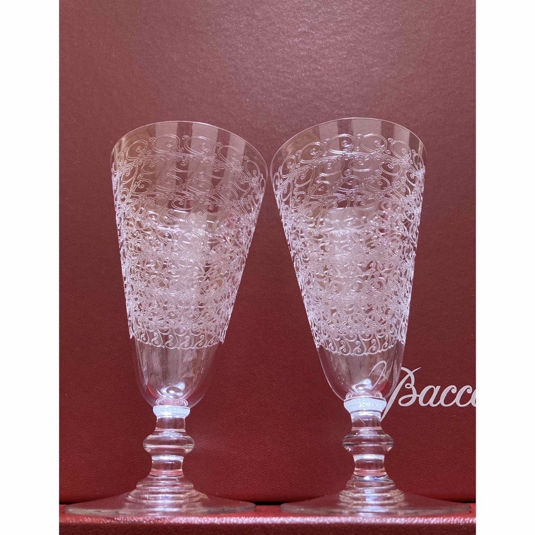 Baccarat - バカラクリスタル ローハン・シャンパングラスペア 新品未