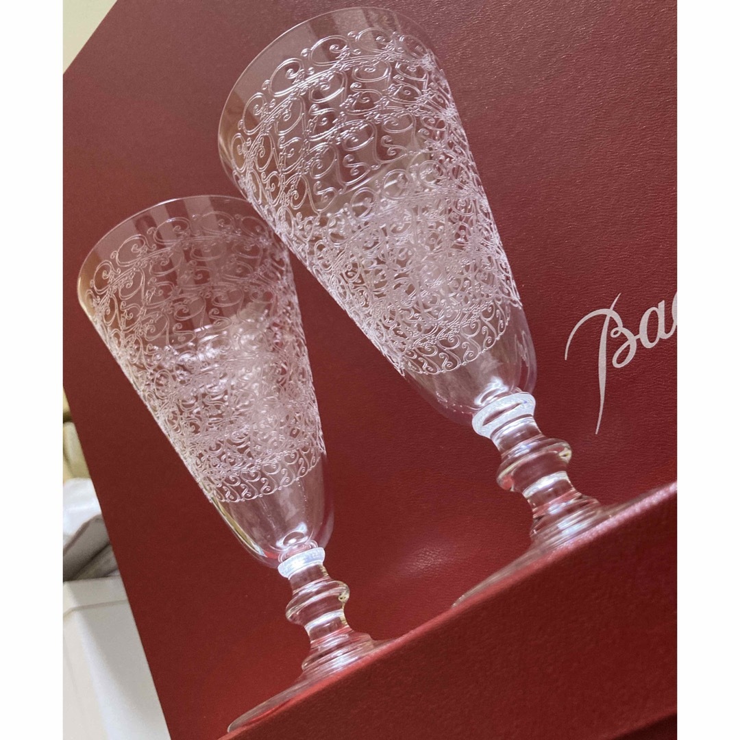 Baccarat - バカラクリスタル ローハン・シャンパングラスペア 新品未