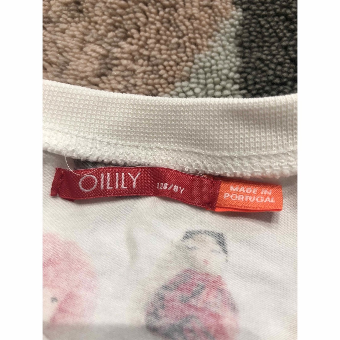 OILILY(オイリリー)のオイリリー　カットソーワンピース　120 キッズ/ベビー/マタニティのキッズ服女の子用(90cm~)(ワンピース)の商品写真