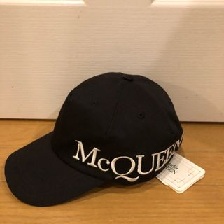 アレキサンダーマックイーン(Alexander McQueen)の[未使用] アレキサンダーマックイーン　キャップ　イタリア製　ブラック(キャップ)