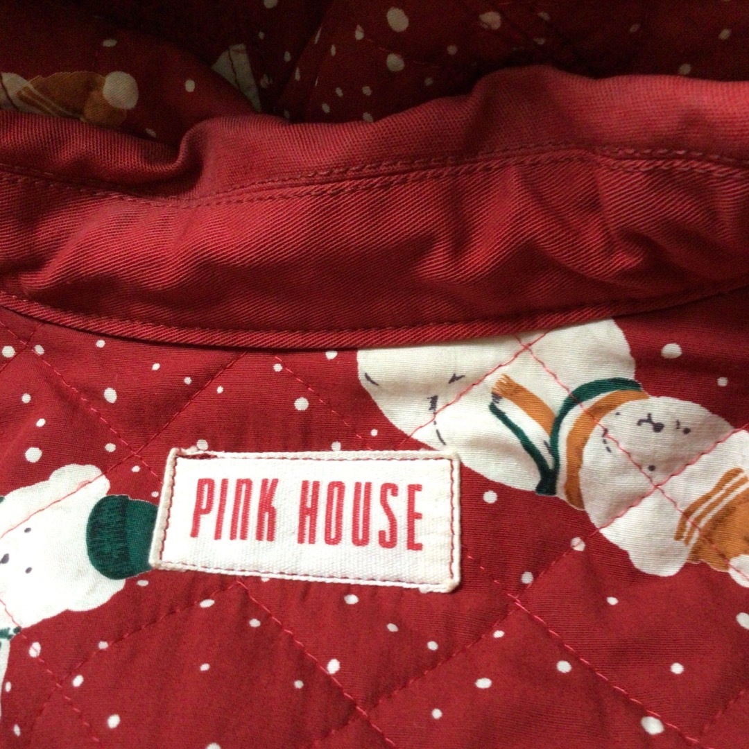 PINK HOUSE - ピンクハウス くま柄ビンテージブルゾン 中古品の通販 by