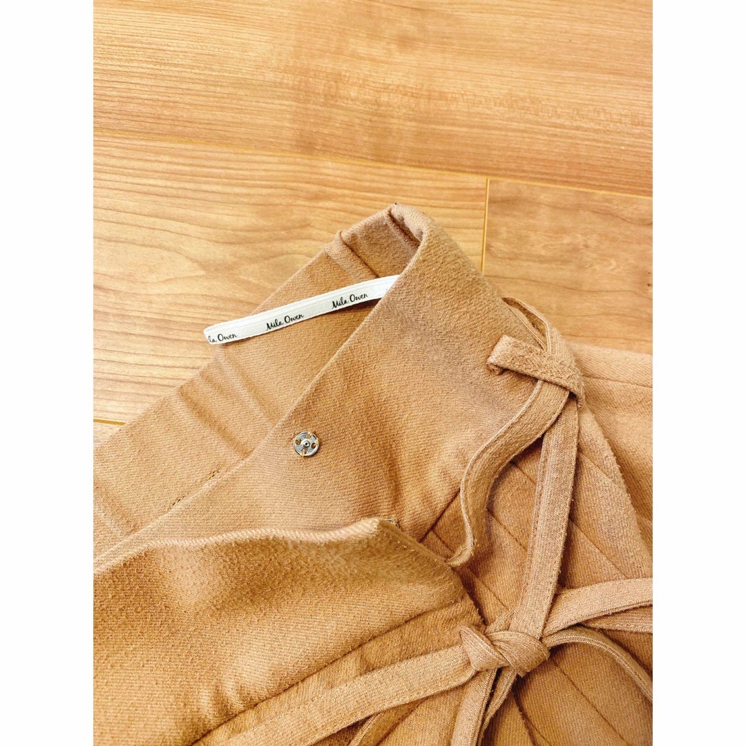Mila Owen(ミラオーウェン)のミラオーウェン　サイドプリーツ　巻きスカート レディースのスカート(ロングスカート)の商品写真