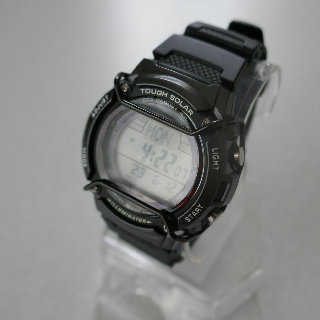 CASIO(カシオ)のカシオ　タフソーラー　W-S200H 1BJF ＋バンパー プロテクター メンズの時計(腕時計(デジタル))の商品写真