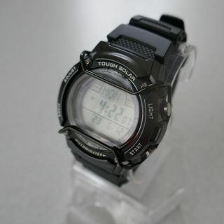 カシオ(CASIO)のカシオ　タフソーラー　W-S200H 1BJF ＋バンパー プロテクター(腕時計(デジタル))