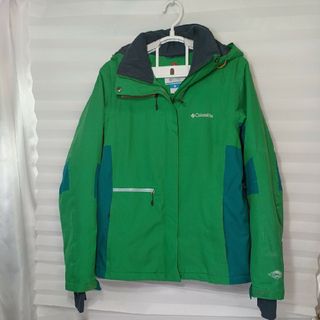 ザノースフェイス(THE NORTH FACE)のUS古着コロンビアマウンテンジャケット レディース M フード(難あり)(ナイロンジャケット)