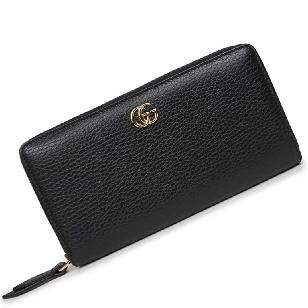 Gucci - グッチ GGマーモント ジップアラウンドウォレット ラウンド