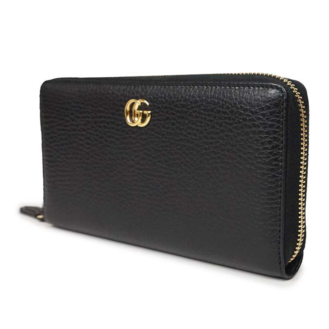 Gucci - グッチ GGマーモント ジップアラウンドウォレット ラウンド