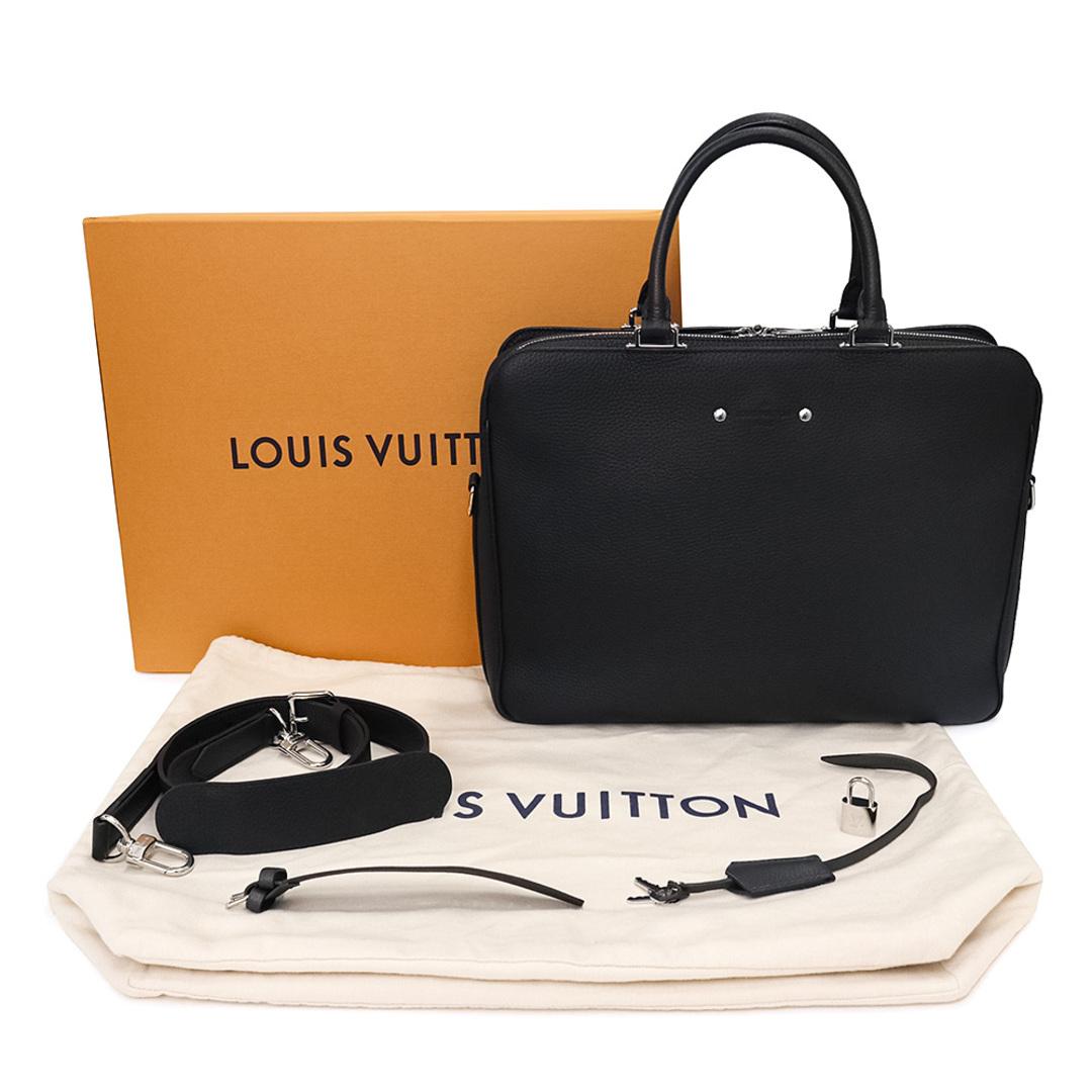 ルイ ヴィトン アルマンド ブリーフケース MM トリヨン ノワール ブラック 黒 M54381 ビジネスバッグ LOUIS VUITTON