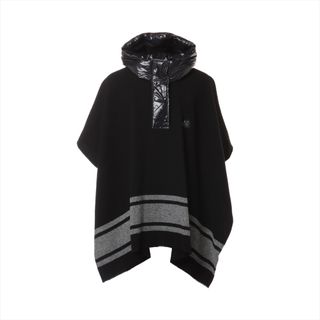 モンクレール(MONCLER)のモンクレール MANTELLA ウール×ナイロン  ブラック キッズ その(その他)