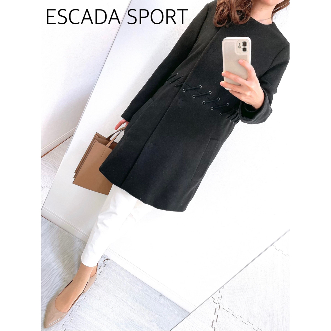 17000円 SPORT✨サイズ38✨ロングコート 【美品✨】定価10万❤️ESCADA