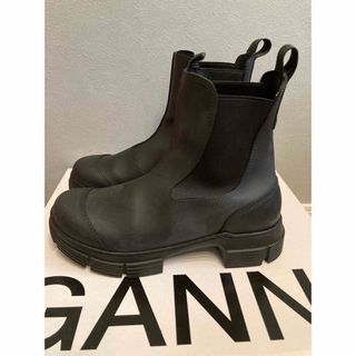 ganni ラバーブーツ　36(ブーツ)