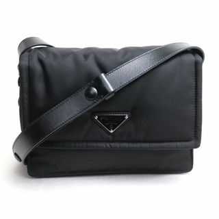 プラダ(PRADA)のPRADA プラダ スモール パデッド Re-Nylon ショルダーバッグ ブラック 1BD313 RDLN F0002 レディース【中古】【美品】(ショルダーバッグ)